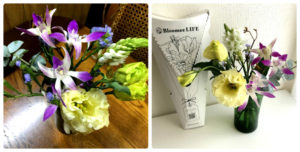 置く場所で雰囲気変わる花