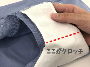 サニタリーショーツ クロッチ